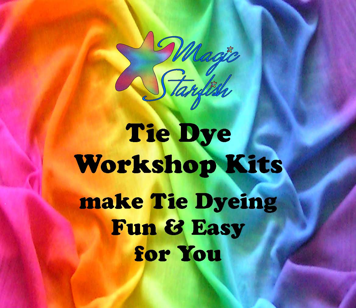 Magic Starfish Tie dye workshops fun for all ages